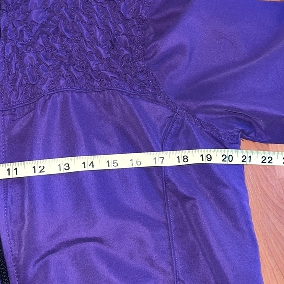 Athletech women’s purple zip up windbreaker jacket Size Large - Picture 7 of 9